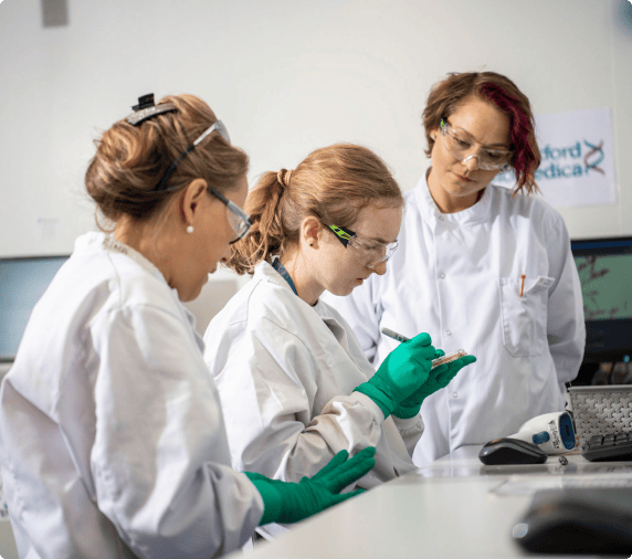 scientists in lab
